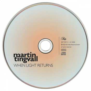 CD Martin Tingvall: When Light Returns 323007