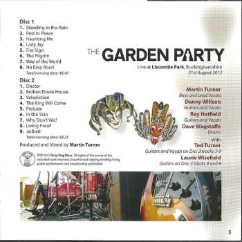 2CD Martin Turner: The Garden Party 460261