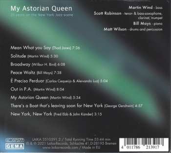 CD Bill Mays: My Astorian Queen - 25 Years On The New York Jazz Scene 125542