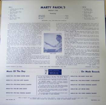 LP Marty Paich Trio: Marty Paich Trio 602795