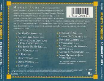 CD Marty Robbins: 16 Biggest Hits 606335