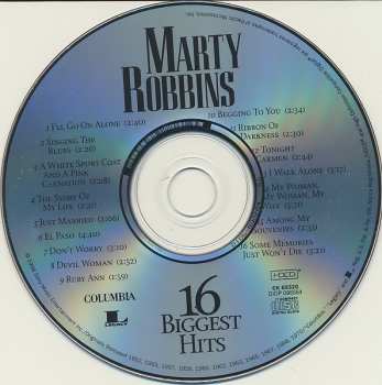 CD Marty Robbins: 16 Biggest Hits 606335