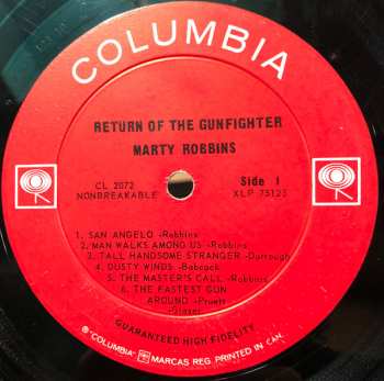 LP Marty Robbins: The Return Of The Gunfighter 636704