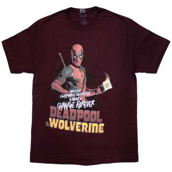 Merch Marvel Comics: Tričko Deadpool & Wolverine Change Universe