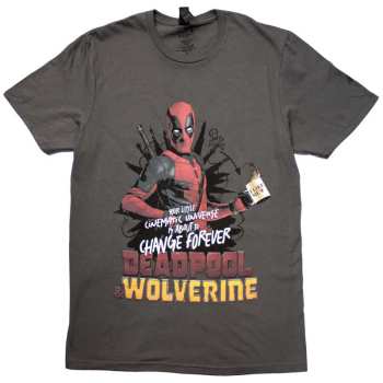 Merch Marvel Comics: Marvel Comics Unisex T-shirt: Deadpool & Wolverine Change Universe (small) S