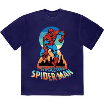 Merch Marvel Comics: Marvel Comics Unisex T-shirt: Spider-man Keyhole (medium) M