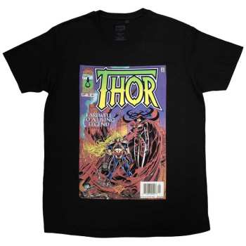 Merch Marvel Comics: Tričko Thor Living Legend Comic Cover