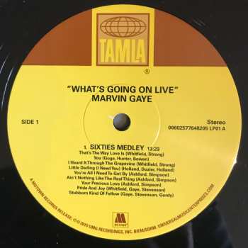 2LP Marvin Gaye: What's Going On Live 466594