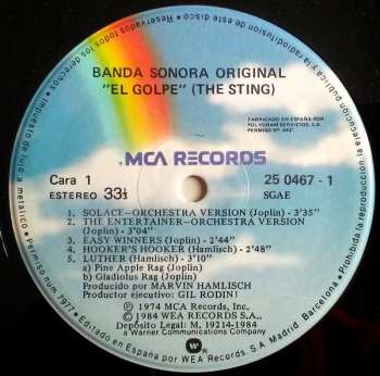 LP Marvin Hamlisch: Banda Sonora Original De La Pelicula El Golpe 626894