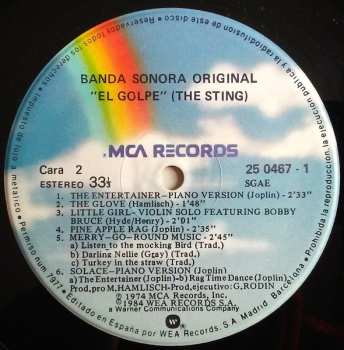 LP Marvin Hamlisch: Banda Sonora Original De La Pelicula El Golpe 626894