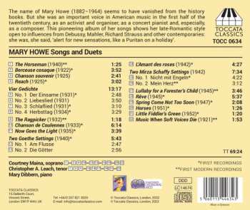 CD Mary Howe: Songs and Duets 595288