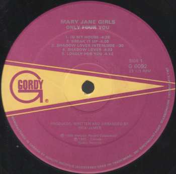 LP Mary Jane Girls: Only Four You 644826