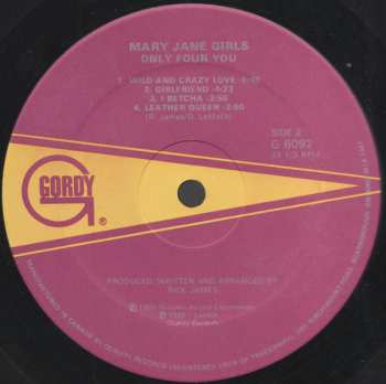 LP Mary Jane Girls: Only Four You 644826