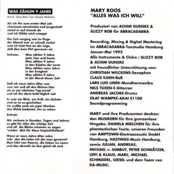 CD Mary Roos: Alles Was Ich Will 623791