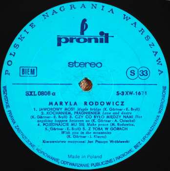 LP Maryla Rodowicz: Wyznanie 532342