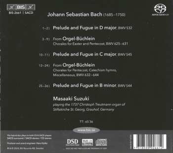 SACD Masaaki Suzuki: Organ Works On The Christoph Treutmann Organ Stiftskirche St. George, Grauhof - Vol. 5 ...Orgelbüchlein (II)... 567855