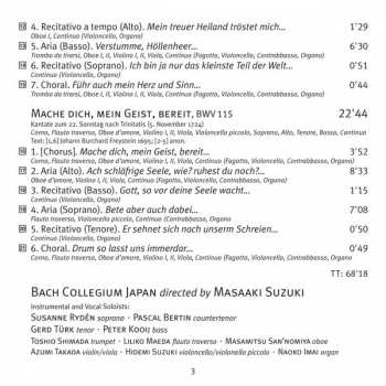 CD Masaaki Suzuki: Cantatas 27: BWV 5 Wo Soll Ich Fliehen Hin - BWV 80 Ein Feste Burg Ist Unser Gott- BWV 115 Mache Dich, Mein Geist, Bereit 241976