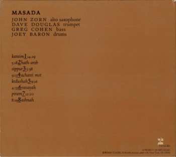 CD Masada: 50⁷ 598399