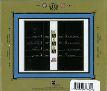 CD Masada: First Live 1993 639399