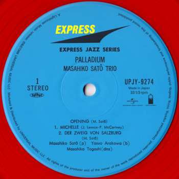 LP Masahiko Sato Trio: Palladium LTD 571334