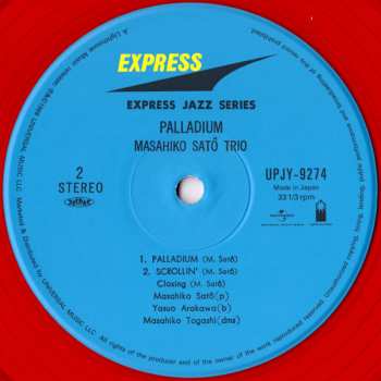 LP Masahiko Sato Trio: Palladium LTD 571334