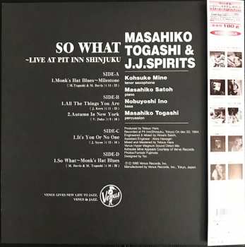 2LP Masahiko Togashi & J.J.Spirits: So What - Live At Pit Inn Shinjuku LTD 635313