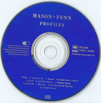 CD Nick Mason: Profiles 544352