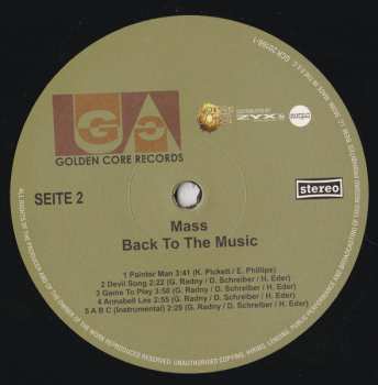 LP Mass: Back To The Music 637047