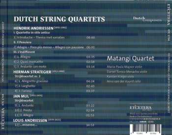 CD Louis Andriessen: Dutch String Quartets 586351