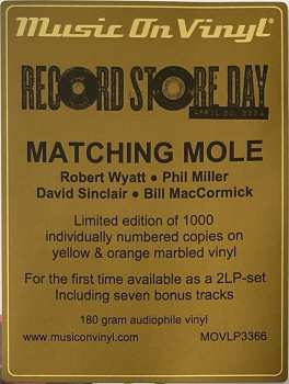 2LP Matching Mole: Matching Mole CLR | LTD | NUM 550119