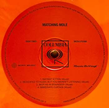 2LP Matching Mole: Matching Mole CLR | LTD | NUM 550119