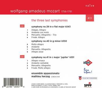 2CD Mathieu Herzog: Mozart - The Three Last Symphonies 438267