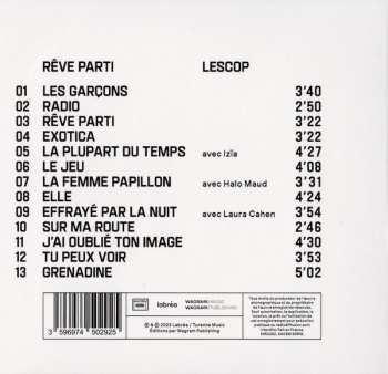 CD Mathieu Lescop: Rêve Parti DIGI 566627