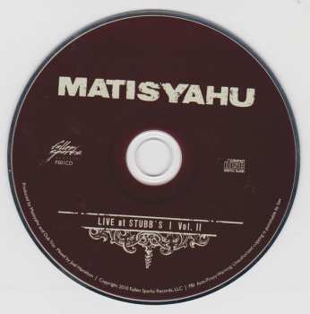 CD Matisyahu: Live At Stubb's | Vol. II 20927