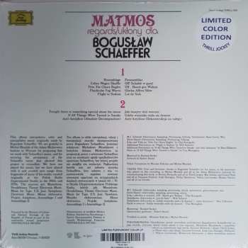 LP Matmos: Regards​/​Ukłony Dla Bogusław Schaeffer CLR | LTD 634226