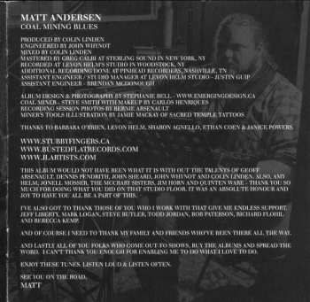 CD Matt Andersen: Coal Mining Blues 620054