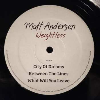 2LP Matt Andersen: Weightless 583517