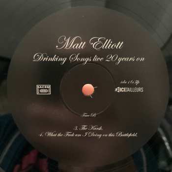 2LP Matt Elliott: Drinking Songs Live 20 Years On 639321