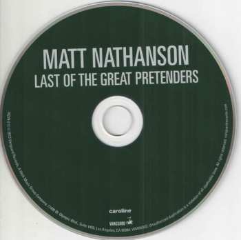 CD Matt Nathanson: Last Of The Great Pretenders 547576