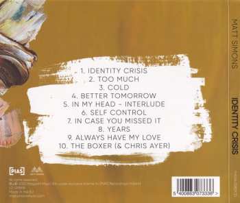 CD Matt Simons: Identity Crisis 294256