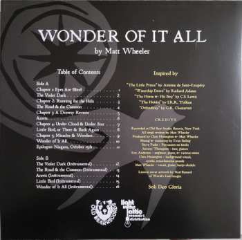 LP Matt Wheeler: The Wonder Of It All 614125