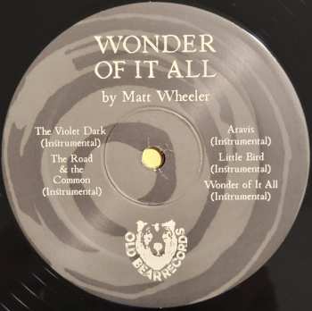 LP Matt Wheeler: The Wonder Of It All 614125