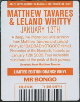 LP Matthew A. Tavares: January 12th LTD | CLR 346427