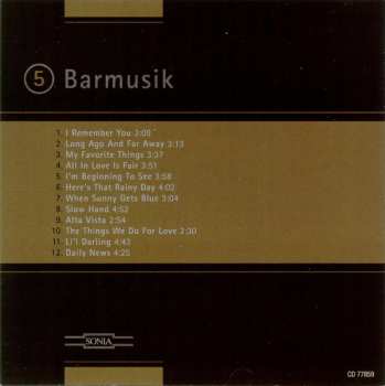 CD Matthias Hülsemann: Barmusik Volume 5 (Smooth Evergreens For A Perfect Atmosphere) 554604