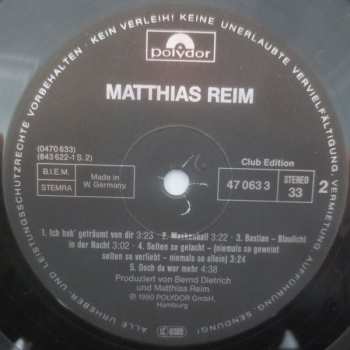 LP Matthias Reim: Reim 623836