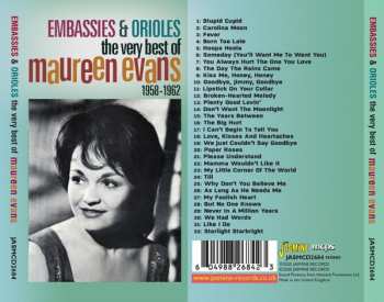 CD Maureen Evans: Embassies & Orioles: The Very Best Of (1958-1962) 612912