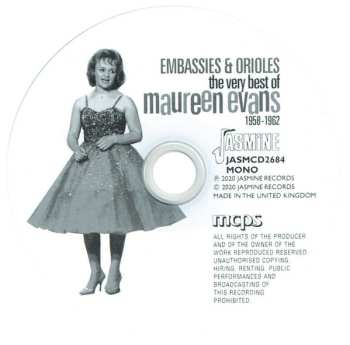 CD Maureen Evans: Embassies & Orioles: The Very Best Of (1958-1962) 612912