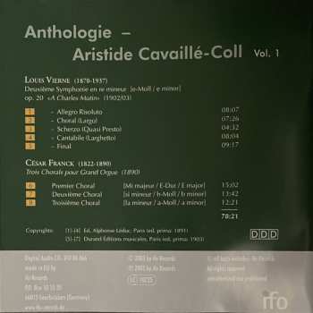 CD Maurice Clerc: Anthologie - Aristide Cavaillé-Coll Vol. 1 586483