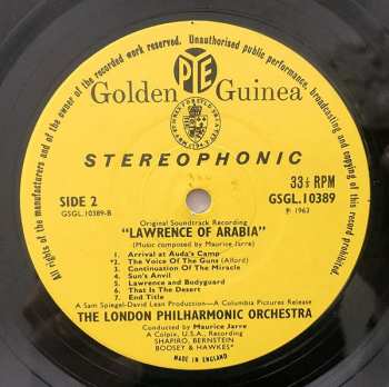 LP Maurice Jarre: Lawrence Of Arabia—Original Soundtrack Recording 570331