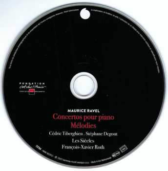 CD Maurice Ravel: Concertos Pour Piano / Mélodies 558115